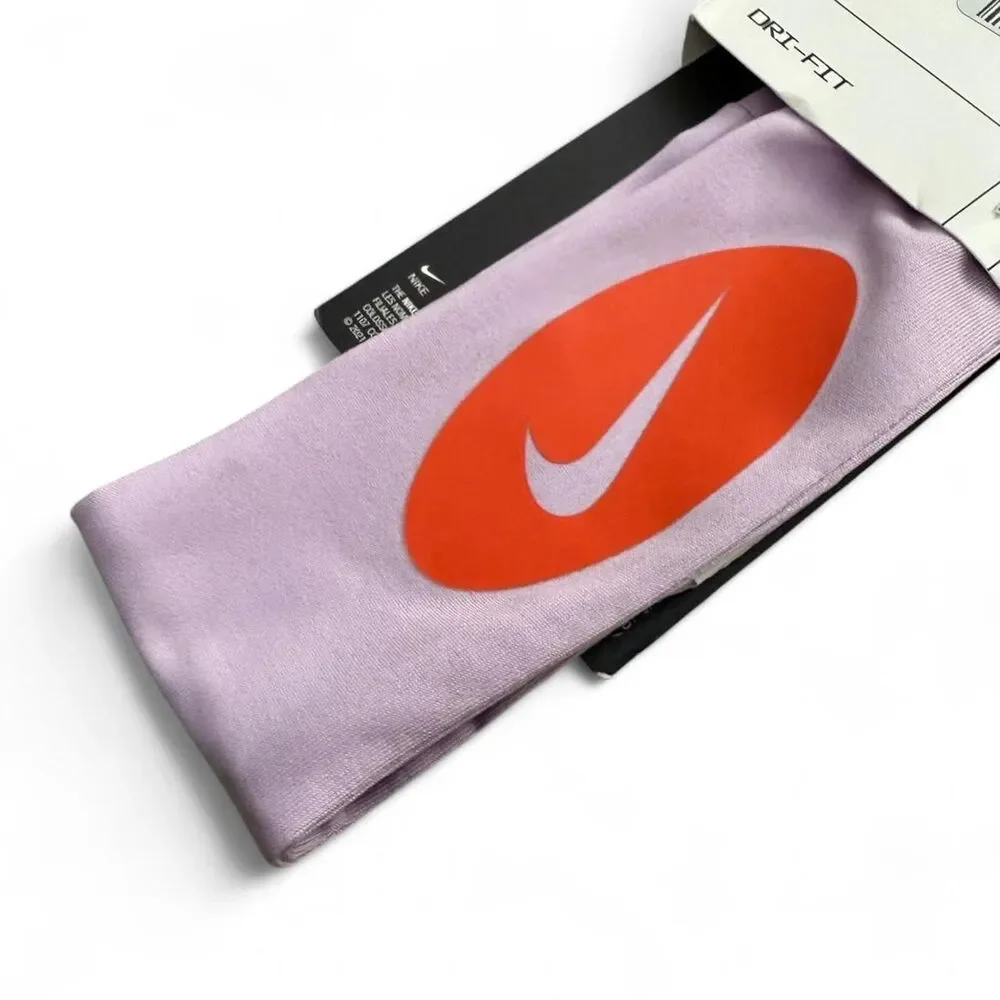 Nike Dri-Fit purple and orange headband Unisex NEW WITH TAGS